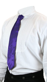 Bourbon Street Four-In-Hand Tie - Purple