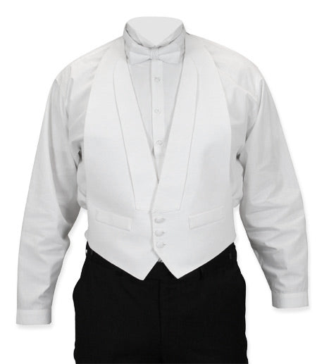 Pique Vest - White