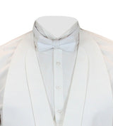 Pique Tie - White