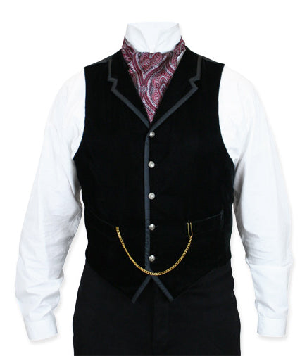 Bonaventure Vest - Black Velvet