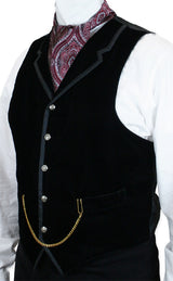 Bonaventure Vest - Black Velvet
