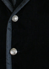 Bonaventure Vest - Black Velvet