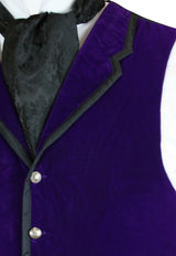 Bonaventure Vest - Purple Velvet