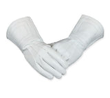 Gauntlets - White Leather