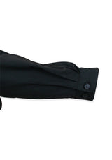Sinclair Edwardian Club Collar Shirt - Black