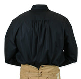 Sinclair Edwardian Club Collar Shirt - Black