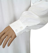 Men's Nightshirt and Night Cap - White