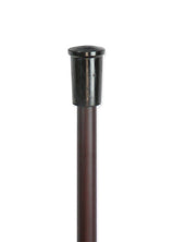 Elegant Hardwood Cane - Gold Tone
