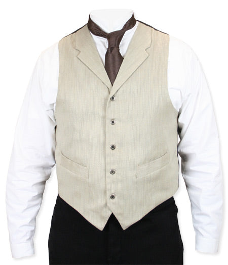Morton Vest - Beige Stripe
