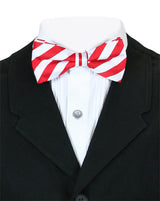 Dandy Bow Tie - Red/White Stripe