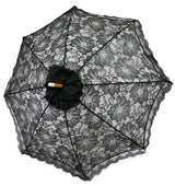 Lace Parasol - Black Overlay