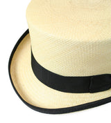 Panama Straw Top Hat - Natural