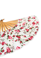 Satin Fan - Garnet Rose