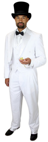 Three-Piece Tuxedo - White/White