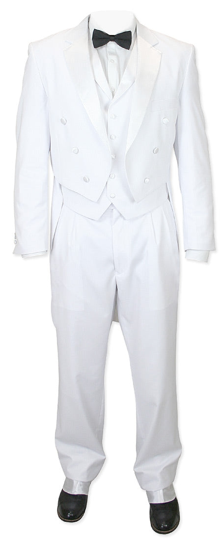 Three-Piece Tuxedo - White/White