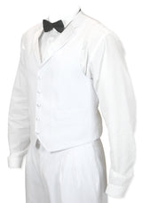 Three-Piece Tuxedo - White/White