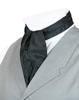 Opulent Paisley Ascot - Black