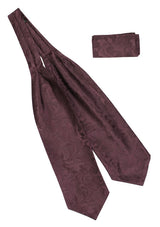 Opulent Paisley Ascot - Wine