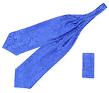 Opulent Paisley Ascot - Royal Blue