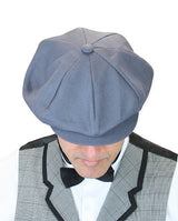 Linen Applejack Cap - Charcoal
