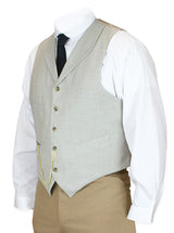 DeWitt Linen Vest - Oatmeal