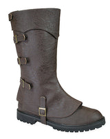 Convertible Boot - Brown Faux Leather