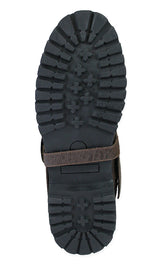 Convertible Boot - Brown Faux Leather