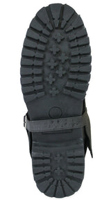 Convertible Boot - Black Faux Leather