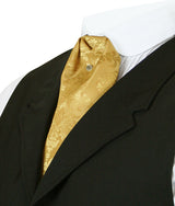 Satin Puff Tie - Gold Sutter