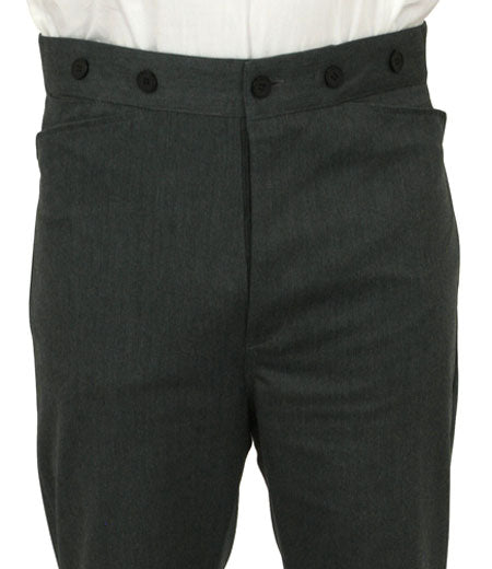 Callahan Dress Trousers - Charcoal Historical Emporium Callahan Dress Trousers - Charcoal Historical Emporium