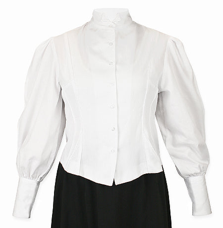 Bella Blouse - White Cotton