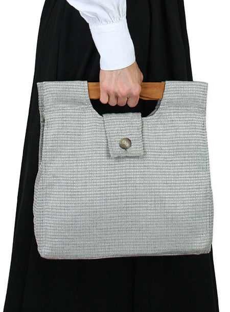 Small Carpetbag - Gray Tweed