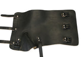 Deluxe Leather Gaiters - Black
