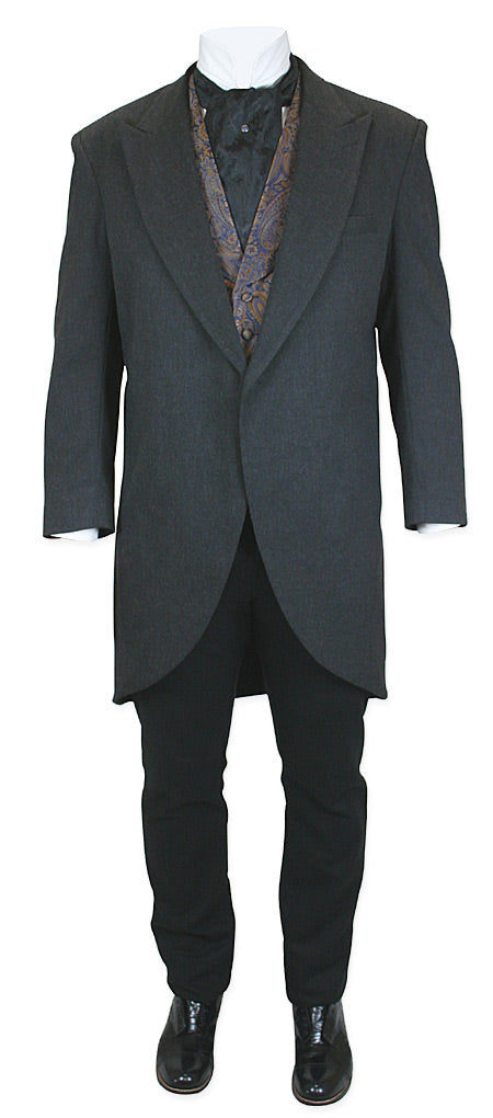 Traditional Cutaway Morning Coat - Charcoal