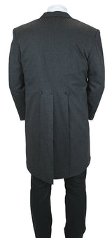 Traditional Cutaway Morning Coat - Charcoal