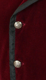 Gramercy Vest - Burgundy Velvet