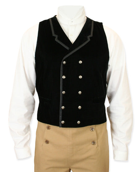 Gramercy Vest - Black Velvet