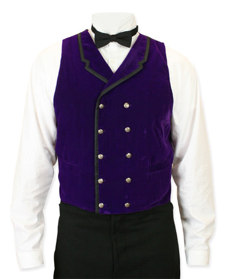 Gramercy Vest - Purple Velvet