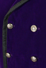 Gramercy Vest - Purple Velvet