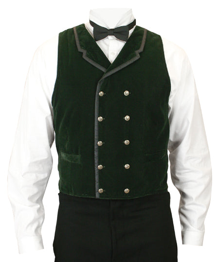 Gramercy Vest - Green Velvet