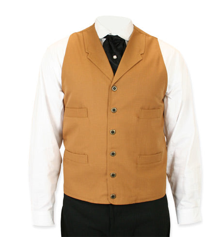 Classic Canvas Work Vest - Brown