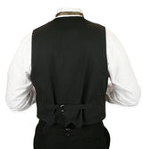 Burke Herringbone Vest - Walnut