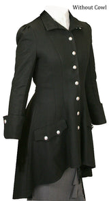 Madeline Inverness Coat - Black