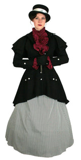 Madeline Inverness Coat - Black