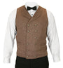 Brown Herringbone