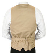 Cavendish Tweed Vest - Brown Herringbone