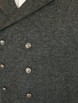 Rathbone Tweed Vest - Gray Herringbone