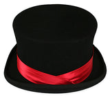 Hat Band - Red Satin