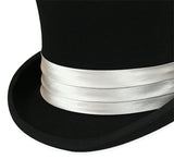 Satin Hat Band - Silver Gray