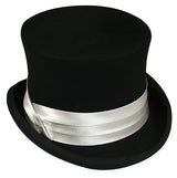 Satin Hat Band - Silver Gray